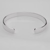 Treasure Bay Men's Solid 925 Sterling Silver Bangle Bracelet -