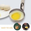 2 PCS Poached Egg Pan+1 Brush, Egg Poacher, Egg Poaching