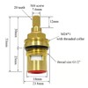 Huashan Replacement Brass Ceramic Disc Stem Cartridge Faucet Valve Quarter