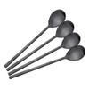 AOOSY 4 Pieces Soup Spoons Stainless Steel Round Tablespoons, 8.5