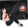 Abaodam 1Pc Elastic Yoga Resistance Bands with Handles Rope for