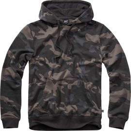 Brandit Sweat Hoodie Many (Camouflage) Colours, Sizes S to 7XL, Dark camo
