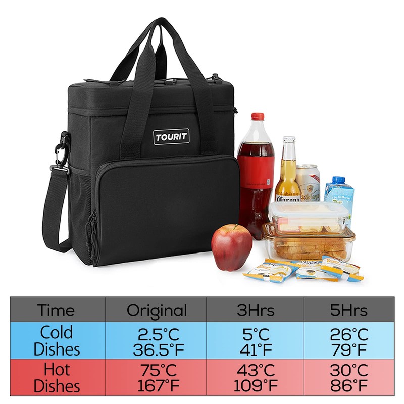 TOURIT Insulated Cooler Bag 35-Can 24L Portable Soft Lunch Cooler