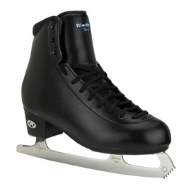 Riedell Topaz Ice Skates - Competitive Figure Ice Skates with Stainless Steel Eclipse Capri Blade | Black | Size 13