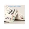 5 Absorbentes Insertos Estampados De Algodón De 6 Capas