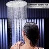 1 x Round Shower Head, Rain Shower Head Made of