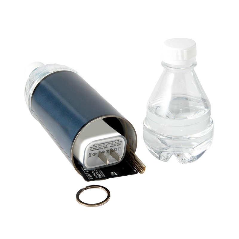 XINYIN Leak-proof insulated water bottle with secret storage compartment. Stowable