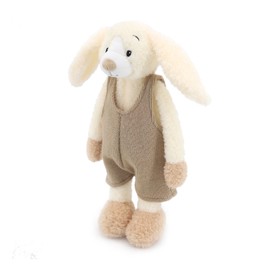 JamieCare Easter Bunny Stuffed Animal - Plush, Soft Clothing Rabbit Toy for Kids, Newborns, Boys & Girls, Cuddly and Adorable Plush Toys - Off White, 12 inch
