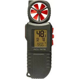 Acurite 검사등이 있는 AcuRite 00256M 휴대용 풍속계 AcuRite 00256M Portable Anemometer with Light