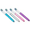 BIC 4 Colours Shine Ballpoint Pens with EAN-13 Barcodes Pack