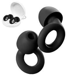 Kadnfrayfr 45dB High Noise Reduction Silicone Sleep Earplugs, Soft and Reusable, 8 Pieces, Ear Plugs Suitable for Work and Concerts and Other Scenes