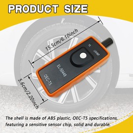 PACLVIO PMS Relearn Tool - Herramienta de activación del sistema de monitor de presión de neumáticos OEC-T5 para programación de sensores de neumáticos, accesorios de coche EL-50448 TPMS herramienta
