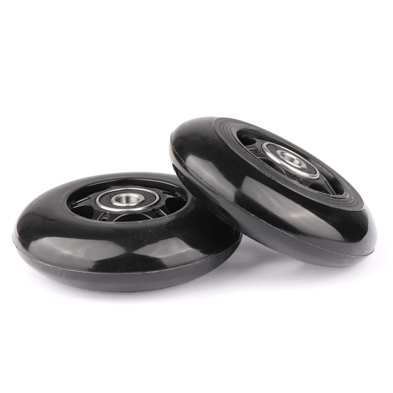 WHEELGOO 2-Pack PU Luggage Suitcase Replacement Wheels Repair Kit w/ABEC-7