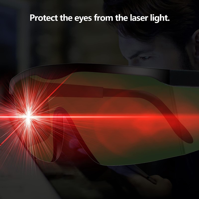 AMINZER Safety Goggles for Laser Level,Eye Protective Glasses for IPl
