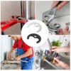 Mounting Set for Sink, Monobloc Mixer Tap, Washbasin Fitting, Fixing