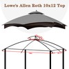 SCOCANOPY Grey Replacement Top for Lowe's Allen Roth 10X12 Gazebo