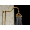 Ownace Bathroom Brass Classic Style Traditional Bell Rainfall Shower Head