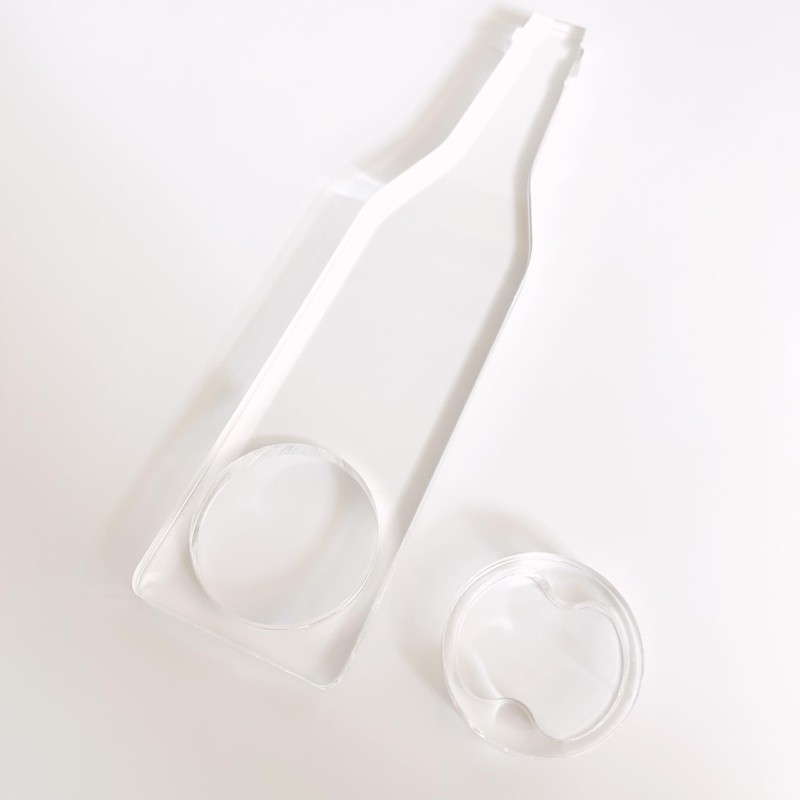 Bottle Acrylic Bottle Opener Templates, Woodworking Router Template, Router Jig,