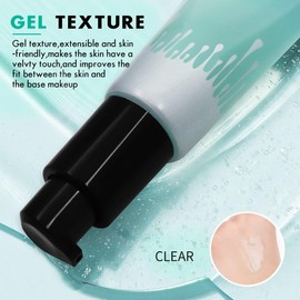 KARLOR Makeup Primer, Face Primer Gel Green Power Grip Primer Moisturising Hydrating Face Primer Make Up for Flawless Smooth Skin Long-Lasting Pore Refining