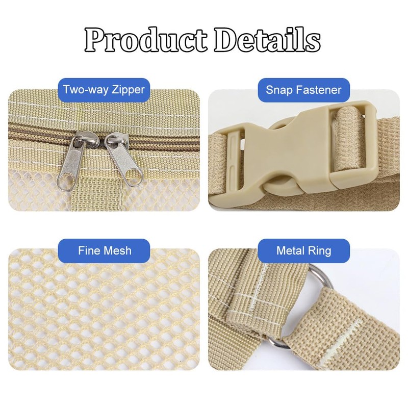 HLIWS 1 Pcs Large Capacity Car Roof Storage Nets,for storing