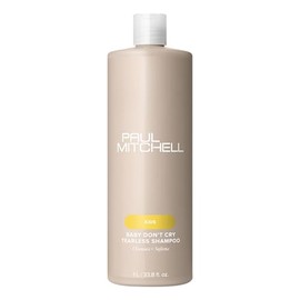 Paul Mitchell Baby Don’t Cry Tearless Shampoo, Sin Lágrimas, Limpia y Suaviza el Cabello, Para Niños de Todas las Edades, 1 Litro