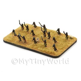 MyTinyWorld 10 Dolls House Miniature Unpainted Metal Mahdist Spearmen