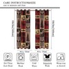 INSFBRB Rustic Cabin Curtains for Bedroom - Vintage Farmhouse Hunting