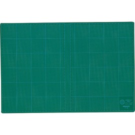 コクヨ カッターマット 3mm厚 グリーン 二折仕様 A4/A3 方眼罫 マ-45