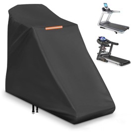 Unfolding Treadmill Cover Waterproof Outdoor,for Home Indoor Gym,Durable Anti-UV Dustproof 210D Polyester, Running Machine Covers Workout Equipment Protective,with Buckles,Reflective Strip-Aibiley