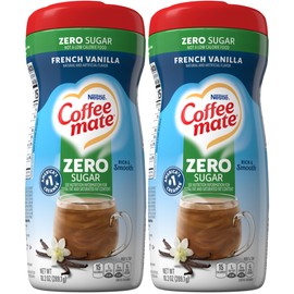 COFFEE-MATE French Vanilla Zero Sugar Powder Coffee Creamer 10.2 oz. Canister (Pack of 2)