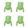 4Pcs Desktop Card Holder Resin Cartoon Animal Shape Cute Message