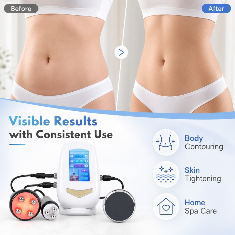 3-in-1 Body & Facial Massage Device for Skincare – Multifunctional