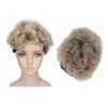 Short Curly Wig Fashion Soft Breathable Adjustable Cosplay Accessory Synthetic