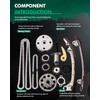SCITOO Timing Chain Kit fits for Pontiac VIBE 2.0L 2.4L