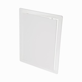 Vent Systems White ABS Plastic Access Panel 10 x 13 Inch (Opening) - Access Door for Drywall, Wall, Ceiling - Electrical, Plumbing Service Wall Hole Cover - Inspection Door - 11 x 13.7 Inch (Outer)
