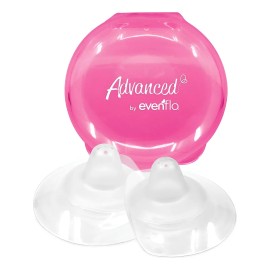 Evenflo Pezonera Advanced Silicón 2 Pzas C/estuche Breast Unitalla