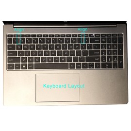 Keyboard Skin Compatible for HP 15.6" Laptop 15-fc 15-fd 15z-fc000 15t-fd000 15t-dw400 15t-eg200/eg300 15z-eh300 15-eg 15-eh 15-er Series, HP Pavilion 17z 17z-cp000 17z-ca200 17-cn 17-cp Series (Black