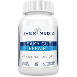 Leaky Gut Repair - Natural Gut Health Supplement, Promotes Digestive Ease, Gut Wellness, and Daily Balance, 60 Capsules