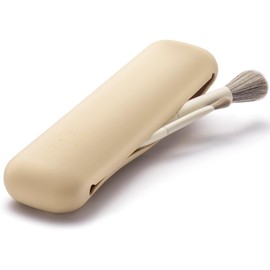Soporte para brochas de maquillaje, organizador de brochas de maquillaje portátil, estuche de viaje, bolsa de cepillo de maquillaje de silicona, impermeable y fácil de limpiar