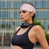FATTTYCY Unicorn Rainbow Pink Sports Headband for Women Men