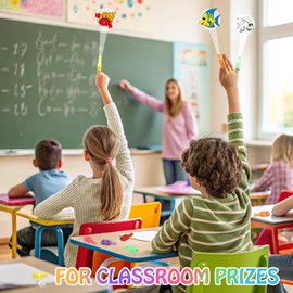 48PCS Finger Lights for Kids, Ocean Themed Party Favors Bulk, Glow in the Dark Led Light Up Finger Flashlights for Christmas Gifts Valentine's Day Easter Classroom Prizes Parties Halloween