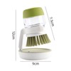 Soap Dispensing Kitchen Brush with Storage Stand Holder