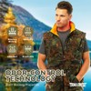 TrailCrest Mens Reversible Camo & Blaze Orange Vest, Large