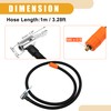 Partuto 1 Pc 1M Universal Car Tire Inflator Extension Hose
