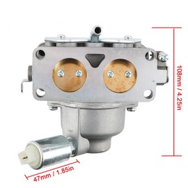 ZAMDOE 791230 Carburetor Replacement for Briggs & Stratton 799230 796227 699709 499804 20HP 21HP 23HP 24HP 25HP intek V-Twin 4 Cycle Engines, with Mounting Gaskets Fuel Filters