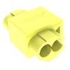 AUPROTEC 100 x Cable Junction Connectors 4-6 mm² Yellow Tin-Plated
