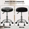 Sgphrzlt Round Bar Stool Seat Covers Set of 3, Waterproof
