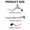 Exhaust Resonator Y-Pipe Fit for 2006-2009 Subaru Legacy/Outback 2.5L