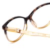 Calabria MDR8004 Cat Eye Reading Glasses +3.50 Tortoise Amber Womens