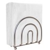 Blue Donuts Satin Nickel Arc Collection Napkin Holder – Napkin